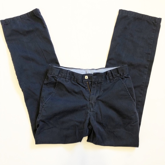 Gap kids Navy adjustable waist chinos 14 slim - Picture 2 of 6